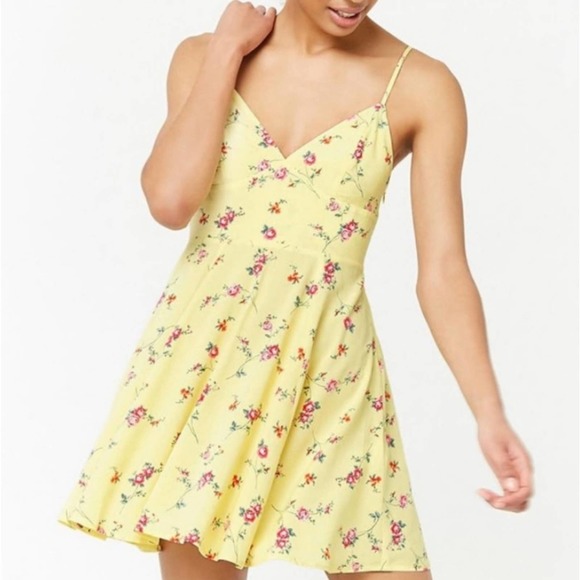 Forever 21 Dresses & Skirts - 🌵Forever 21🌵Floral Cami Mini Dress Light